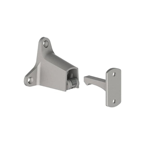 Hager - 326W - Automatic Wall Stop & Holder - Satin Chrome