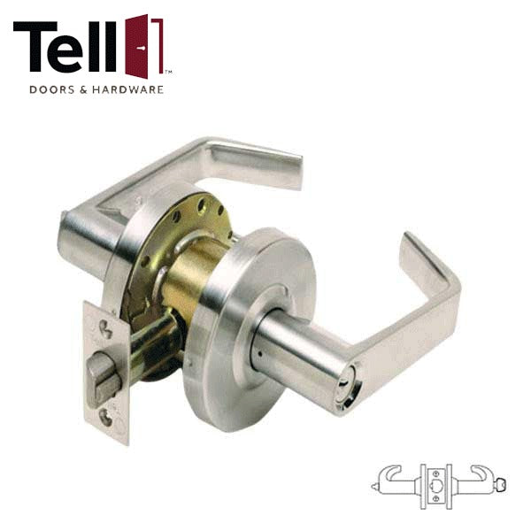 TELL - LC2600 - Standard Duty Cylindrical Leverset - Cortland - Office/Entry - 2 3/4" Backset - Optional Finishes - Grade 2