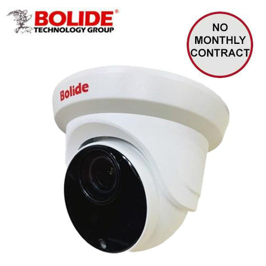 Bolide - BN8029AI-NDAA - IP / 5MP / Eyeball Camera / Motorized Varifocal / 2.8-12mm Lens / AI / Facial Recognition / NDAA and ONVIF Compliant / Outdoor / IP67 / 60m IR / 12VDC - POE / White