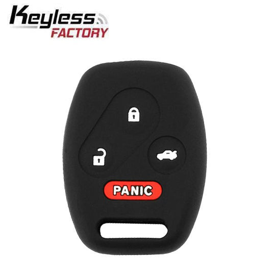 2003-2010 Honda / 4-Button Remote Head Key Silicone Cover / HO01 / KR55WK49308 (AFTERMARKET)
