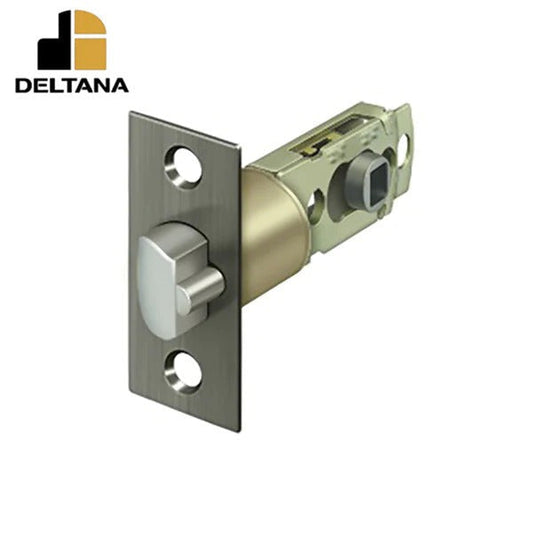 Deltana - Square Adjustable Latch Entry - 2-3/8" Backset - 1 3/8" - 2" Door Thickness - Oil Rubbed Bronze