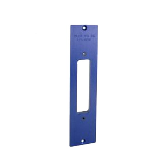 Major Mfg - HIT45FB1 - Router Template For Flush Bolts International FB-1200 & Builder Brass 5024 - Aluminum Doors