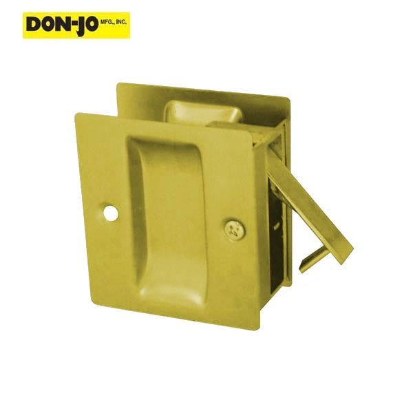 Don-Jo - PDL 100 - Pocket Door Lock - 2-1/2" Width - Optional Finish