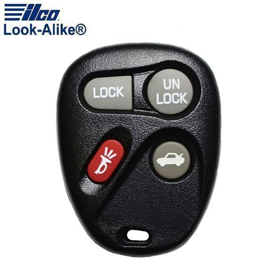 2000-2005 Buick / Cadillac / Oldsmobile / Pontiac / 4-Button Keyless Entry Remote / PN: 25665574 / KOBUT1BT (AFTERMARKET)