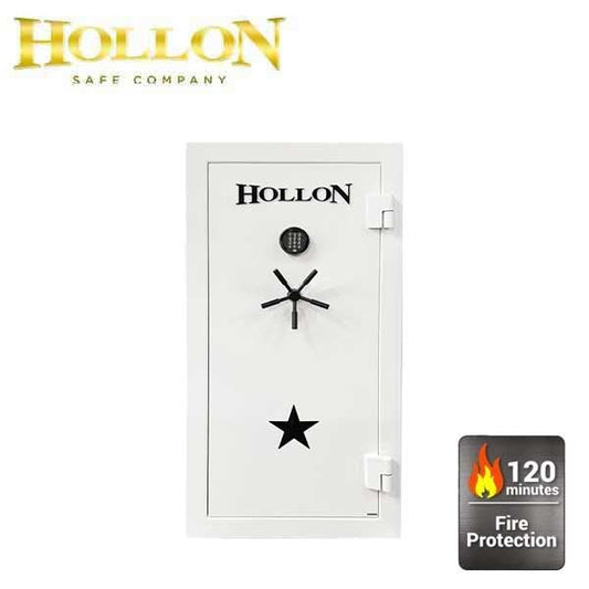 Hollon - RG22 - Republic Gun Safe Series - 22 Long Gun Capacity - White - Fire Rated