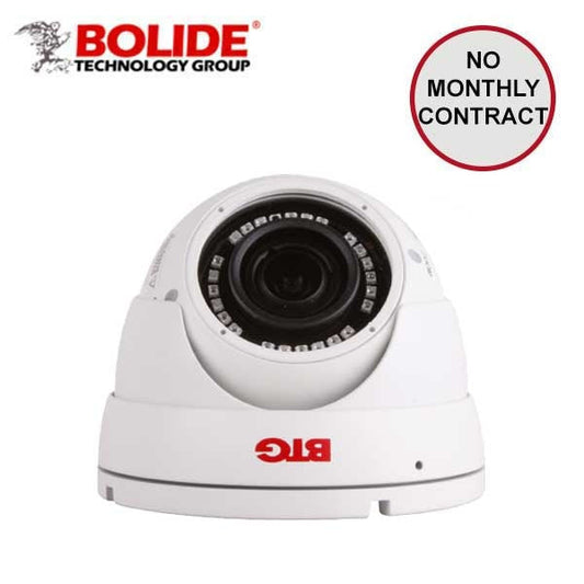 Bolide - N1509 - IP / 5MP / Eyeball Camera / Vari-Focal / 2.8-12mm Lens / IP66 / 20-35m IR / DC12V PoE / White Finish