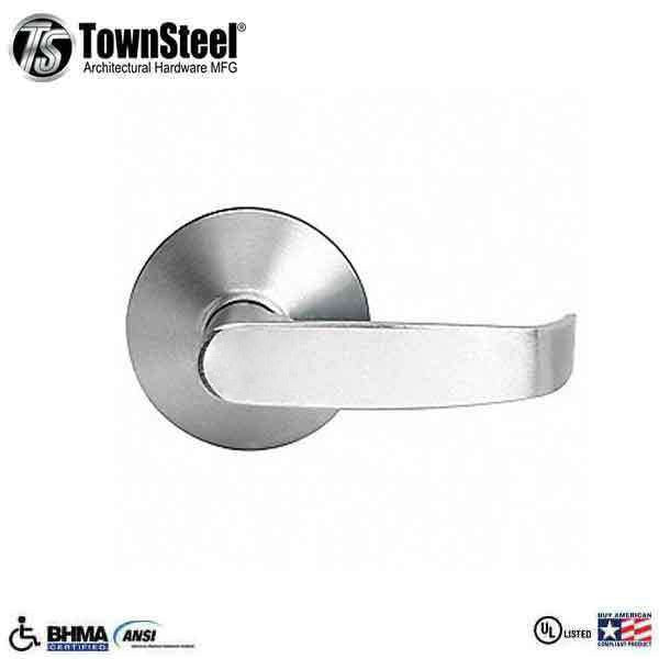 TownSteel - ED5500L - Lever Exit Trim - 2-3/4 " Backset - for ED5500/ED5600 Exit Devices - Passage Function - Satin Chrome - Grade 1
