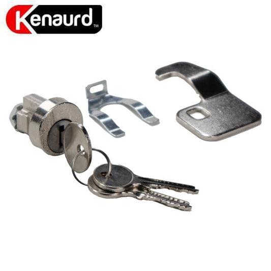 USPS Mailbox Lock - Clockwise - HL1 Keyway - Keyed Different - US14 Bright Nickel