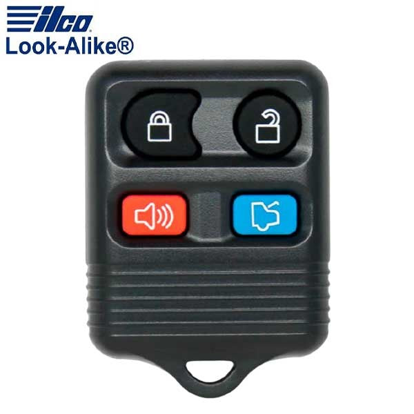 1998-2010 Ford / 4-Button Keyless Entry Remote / PN: 8S4Z-15K601-AA / CWTWB1U331 (AFTERMARKET)