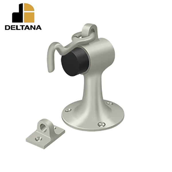 Deltana - Floor Mount Bumper w/ Holder - Solid Brass - Optional Finish