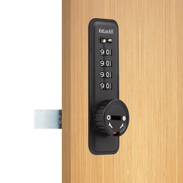 CodeLocks - KL15 - Mechanical Combination Lock - Kit Lock - Optional function - Optional Handing - Black