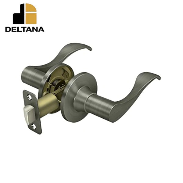 Deltana - Savanna Lever Passage - 2-3/8" Backset - 1-3/8" - 2" Door Thickness - Right Handed - Optional Finish