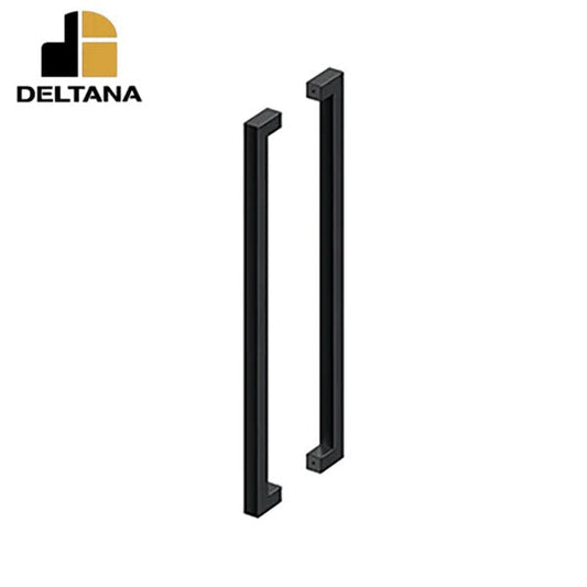 Deltana - 36" Extra Large Contemporary Pull - Back-to-Back - 3" Door Thickness - Optional Finish