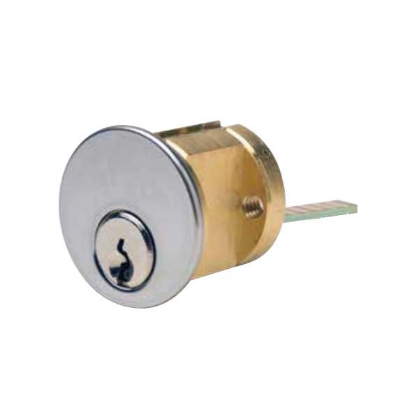 Ilco - 7075 - RIM Cylinder - 5 Pin - 1 1/8" - Sargent LA - KD - 26D - Satin Chrome - Grade 1