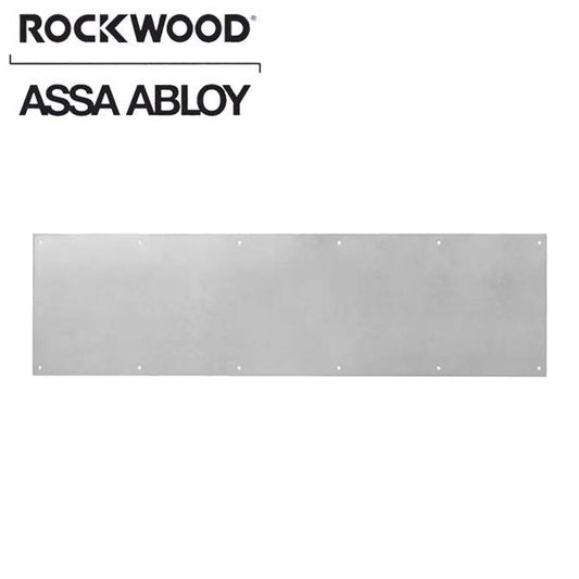 Rockwood - K1050 - Metal Kick Plate - 10" x 35" - Satin Stainless Steel