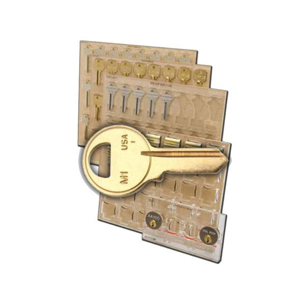 Ilco - EIP-KH7 - Engrave-It - Master Padlock Keys (Ilco M1 Design) Key Holder - Holds 24 - for Engrave-It Pro Machine