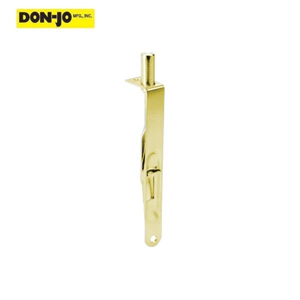 Don-Jo - 1640R - Flush Bolt - 6" Length - 3/4" Width - Optional Finish