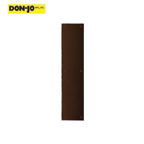 Don-Jo - 72 - Push Plate - 6" Width - Optional Finish