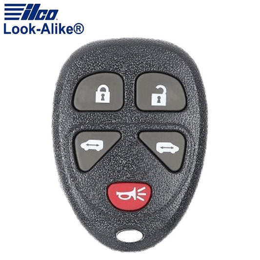 2005-2009 GM / 5-Button Keyless Entry Remote / PN: 15100813 / KOBGT04A (AFTERMARKET)