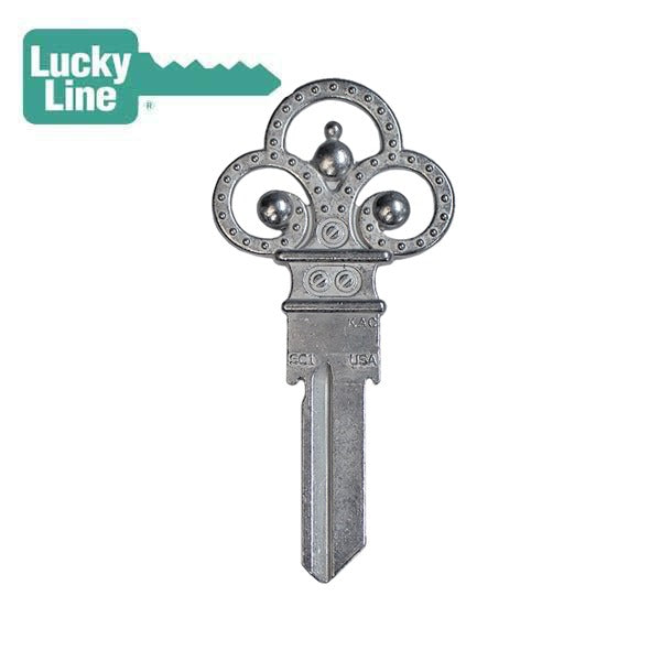 LuckyLine - B303S - Key Shapes - Forged Skeleton - Schlage - SC1 - 5 Pack