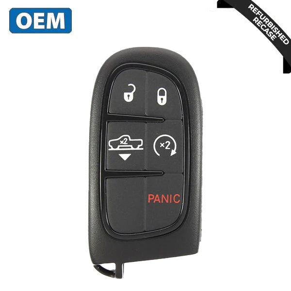 2013-2018 Dodge Ram / 5-Button Smart Key / PN: 68159657AG / GQ4-54T (OEM Recase)