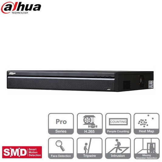 Dahua / 32-Channel / 12MP / Dual NIC NVR / 4 SATA / 4 TB HDD / DH-N54B5N4