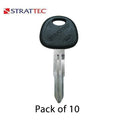 Hyundai / Kia HY14-P / 692068 Plastic Head Key (Strattec) (Pack Of 10)