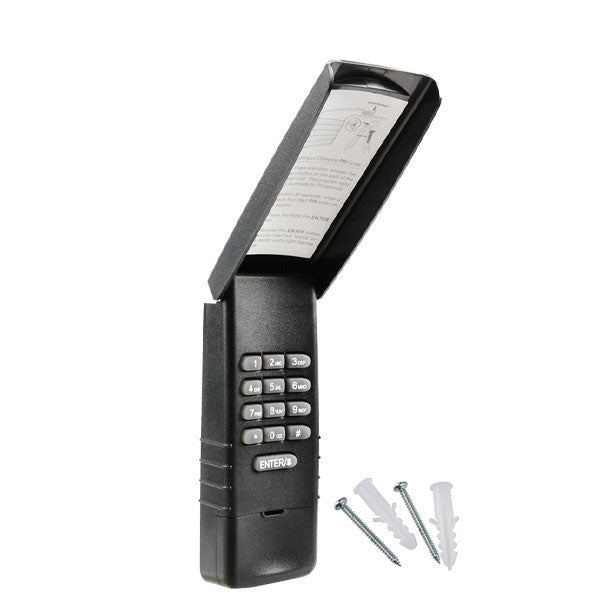 KeylessFactory - Garage Door Remote Wall KeyPad Opener - Compatible with Liftmaster Sears Chamberlain Garage Door Wall Keypad