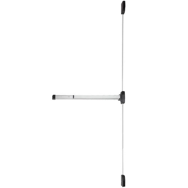Falcon - 19-V-EO SP28 4FT-R - Surface Vertical Rod Exit Device - 48" - SP28 - Powder Coated Aluminum - RHR