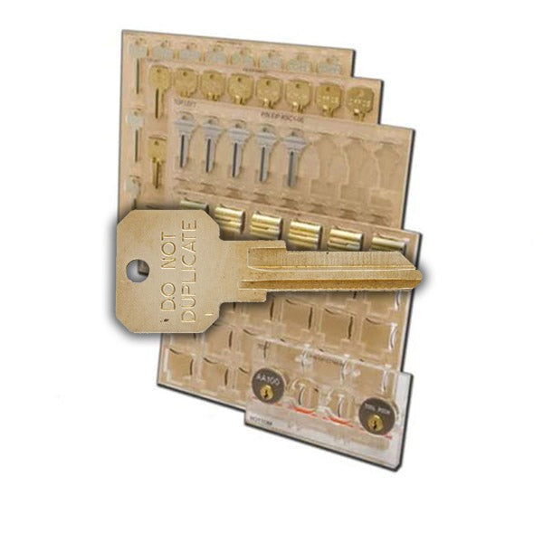 Ilco - EIP-KH3 - Engrave-It - Ilco Neuter Bow Keys (Non-Embossed Head) Key Holder - Holds 24 - for Engrave-It Pro Machine