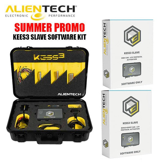 Alientech - KESS3 Summer Promotion - Slave Promo Kit - KEES3 ECU and TCU Programmer + OBD Car Protocol - FREE Bench-Boot Car Protocol