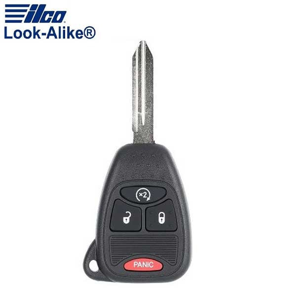 2007-2018 Dodge / 4-Button Remote Head Key / PN: 04589621AB / OHT692713AA (AFTERMARKET)