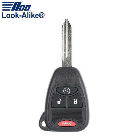 2007-2018 Dodge / 4-Button Remote Head Key / PN: 04589621AB / OHT692713AA (AFTERMARKET)