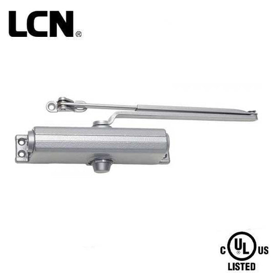 LCN - 1261 - Hydraulic Door Closer - PA Bracket/Hinge/Top Jamb - Adjustable Size 1-5 - Plastic Cover - Aluminum - Grade 1