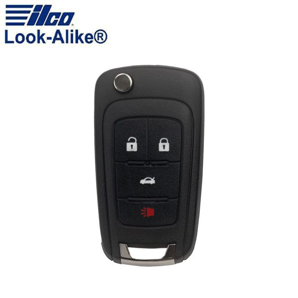 2013 - 2015 Buick / Chevy / GMC / 4-Button Remote Flip Key / PN: FLIP-GM-4B1HS / OHT01060512 (AFTERMARKET)