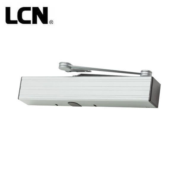 LCN - 4642 - Electrohydraulic Auto Equalizer Door Operator - Back Check Function - Regular Arm Function - 12VDC/24VDC - Adjustable Size 2-5 - Metal Cover - Aluminum - Fire Rated - Grade 1