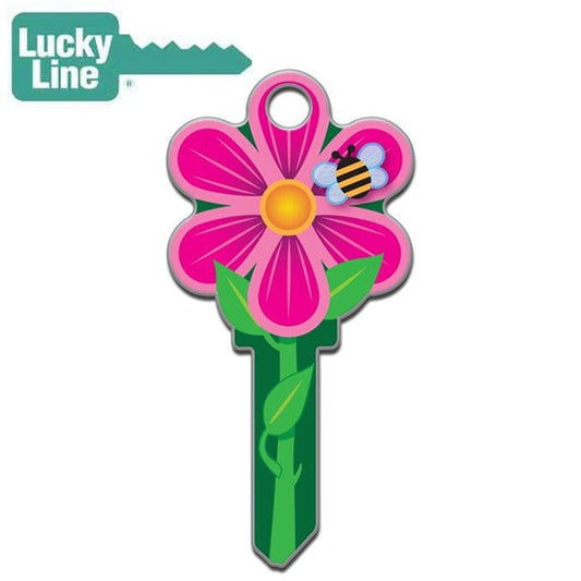 LuckyLine - B106S - Key Shapes - Flower - Schlage - SC1 - 5 Pack