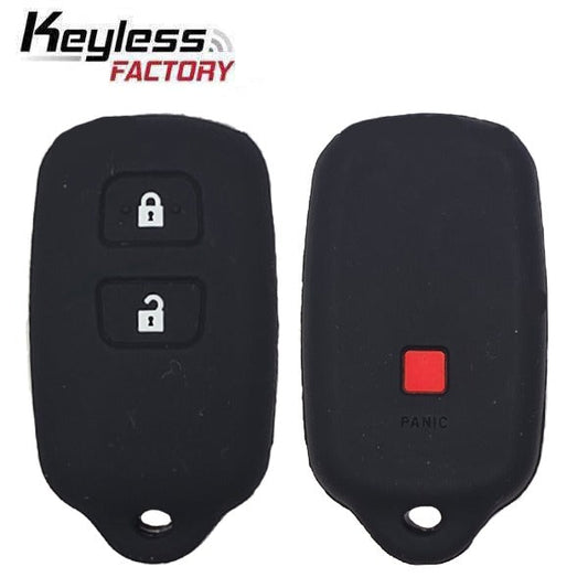 2000-2008 Toyota Scion / 2-Button Remote Keyless Entry Key Silicone Cover / HYQ12BBX (AFTERMARKET)