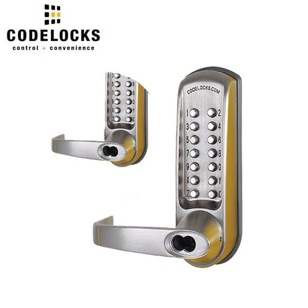 CodeLocks - CL610 - Mechanical Lock - Heavy Duty - Optional Backset - Tubular Latchbolt - Double Sided - Optional Cylinder Prep - Optional Finish - Grade 2