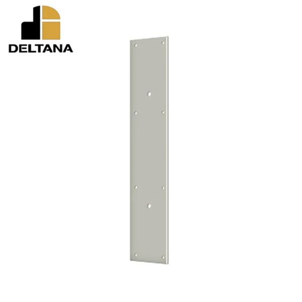 Deltana - Push Plate 20" for 10" Door Pull - Optional Finish