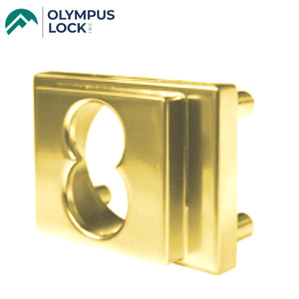 Olympus - ETS5 - Exterior Through-Bolt Mounting Plates for Olympus Cabinet Locks - Optional Finish