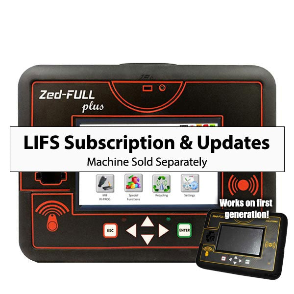 1 Day Unlimited LIFS Subscription for IEA Zed Full - (machine sold separately)