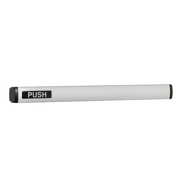 Falcon - 1490 - Concealed Vertical Rod Touchbar Exit Device 36 IN. - Exit Only - Electric Latch Retraction - LHR - 628 - Satin Aluminum Clear Anodized