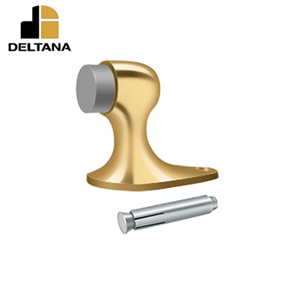 Deltana - Floor Door Bumper 2-1/8" - Solid Brass - Optional Finish