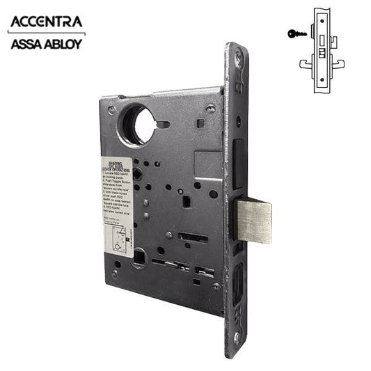 Accentra (Formerly Yale) - LBDY88-02-FL - Mortise Lock Body - Privacy - Satin Chrome - Body Only - Fire Rated - Grade 1