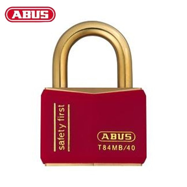 Abus - 85611 - Padlock Brass T84Mb/40 Blue - Optional Keying - Optional Finish
