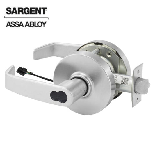 Sargent - RX2860 - 10G70/71 Series - Electrified Cylindrical Lock - Fail Secure - 12V - LL Design - LFIC Prep - Less Core - RX Switch - Satin Chrome (26D)