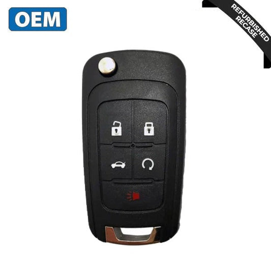 2012-2013 Chevrolet Buick GMC / 5-Button Flip Key / PN: 13504199 / AVL-B01T2AC (OEM Recase)