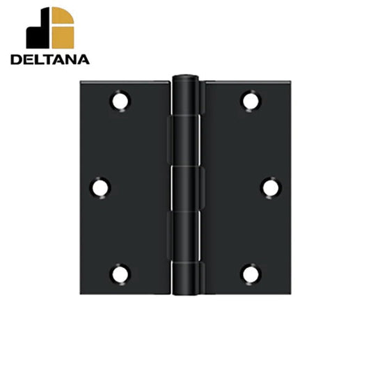 Deltana - 3-1/2" x 3-1/2" Square Hinge - Residential - Optional Finish