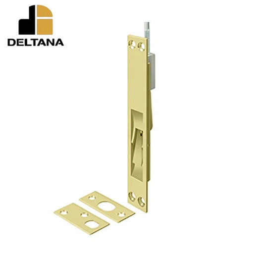 Deltana - Extension Flush Bolt - Solid Brass - 18" Rod Extension - Optional Finish